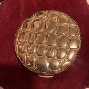 COMPACT 3”. “CHINA“.  GOLDEN NO POWDER ONLY MIRROR